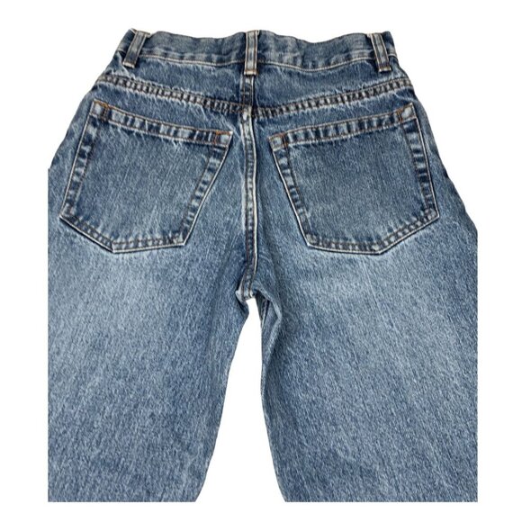 Arizona Jeans Boys 10 Regular Adjustable Waist Med Blue Wash Pockets Pants Loose - Picture 6 of 9